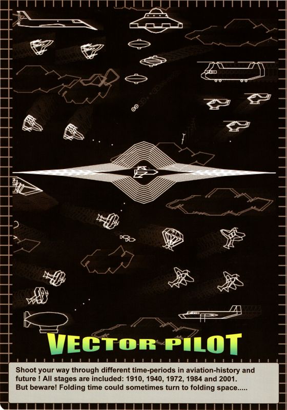 Vector Pilot box art for Vectrex